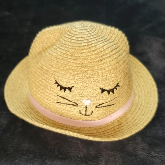 The Children's Place Cat Baby Straw Hat