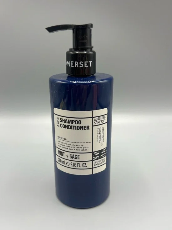 Asquith & Somerset Mint + Sage Refreshing 2 in 1 Shampoo Conditioner 9.08 fl oz