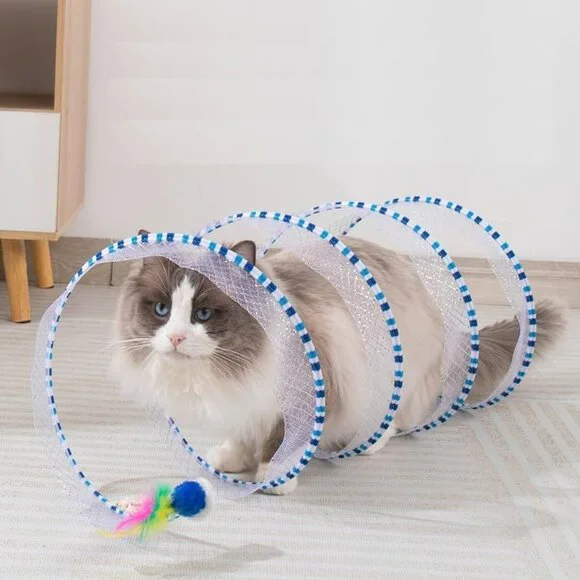 Cat Tunnel Spring Toy