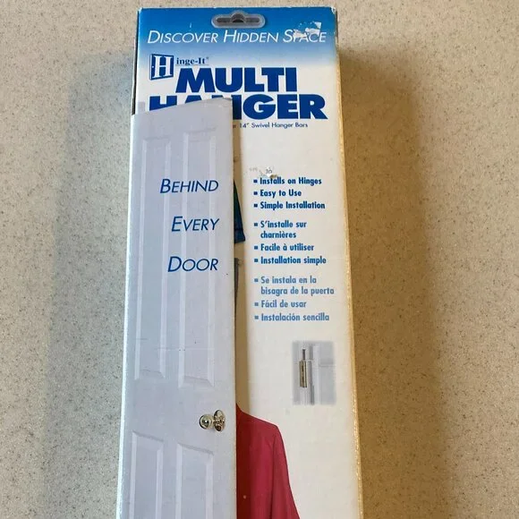 Hinge-It Multihanger - Hang Towels in Hidden Space!