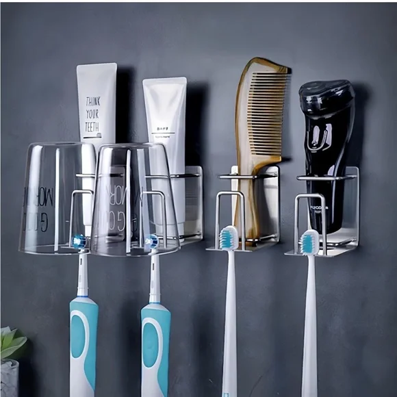 Toothbrush Organizer 3M Wall Mount Adhesive