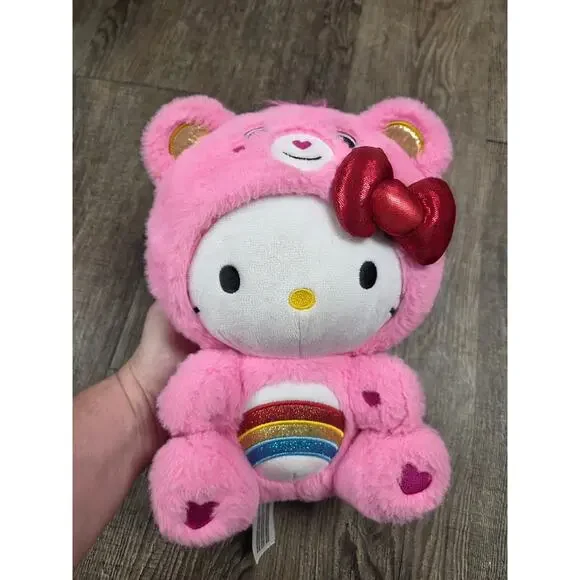 Hello Kitty Loves Carebears Cheer Bear 10