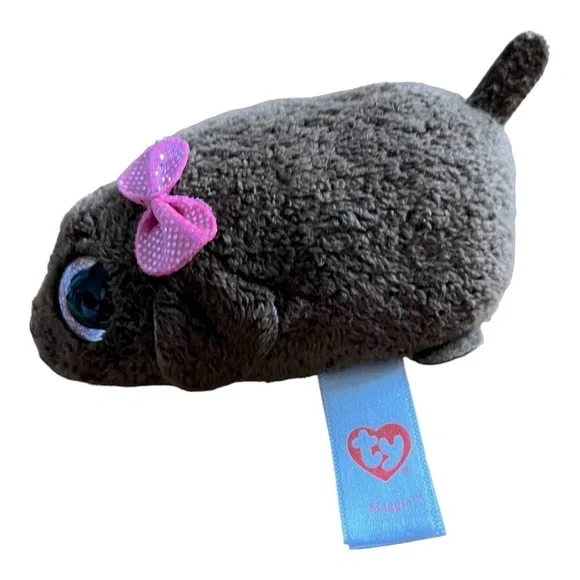 TY Maggie Poodle Teeny Puppy Dog Plush Adorable Eyes Stuffed Animal Kids Toy 4”‎