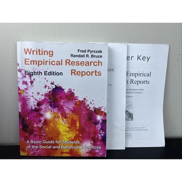Writing Empirical Research Reports Pyrczak Galvan‎ Paperback Research Methods