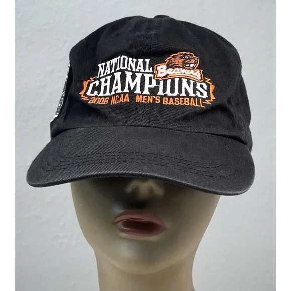 NIKE Team Adult OSFA Adjustable 2006 NCAA National Champions Oregon State CAP