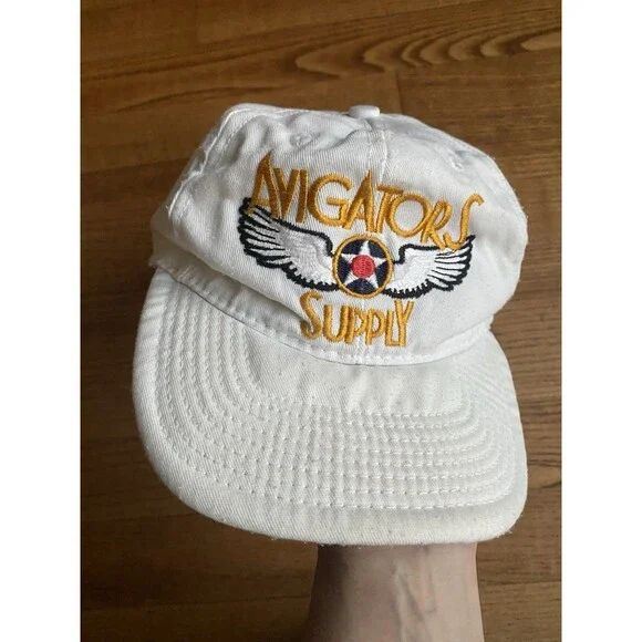 Vintage Walt Disney Hat Pleasure Island Snapback 80s Avigators Supply Made USA