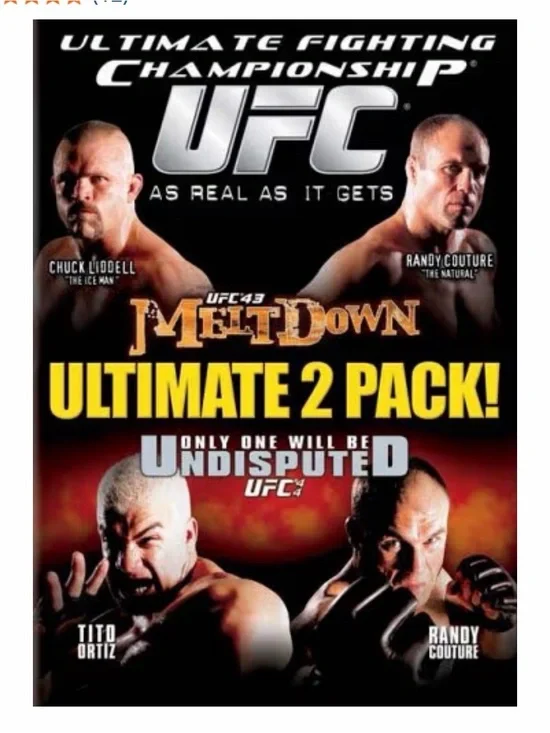UFC Black & Yellow Ultimate 2 Pack - Meltdown & Undisputed A2