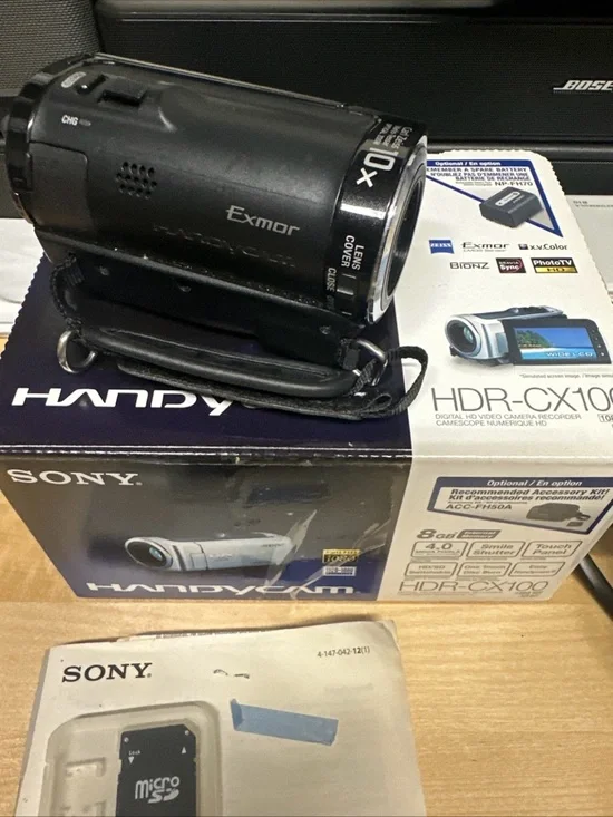 Sony Black Exmor Compact HD Camcorder