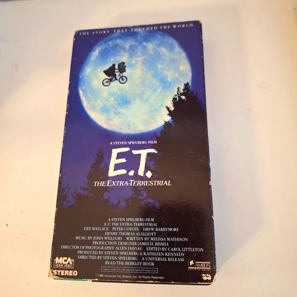 E.T. VHS Tape