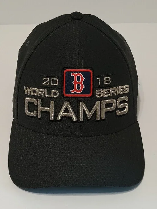 Boston Red Sox 2018 World Series Champs Flex Fit Hat MLB Baseball Cap