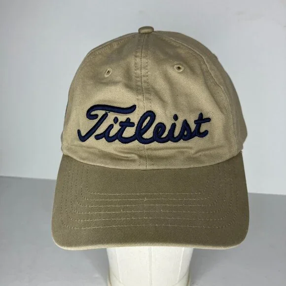 Titleist Hat Men's Adjustable Khaki Tan Golf Cap Troy Croshaw Memorial