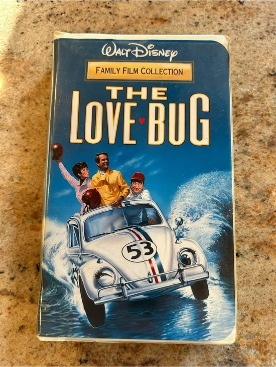 1996 Walt Disney “The Love Bug” VHS Video Family Film Collection