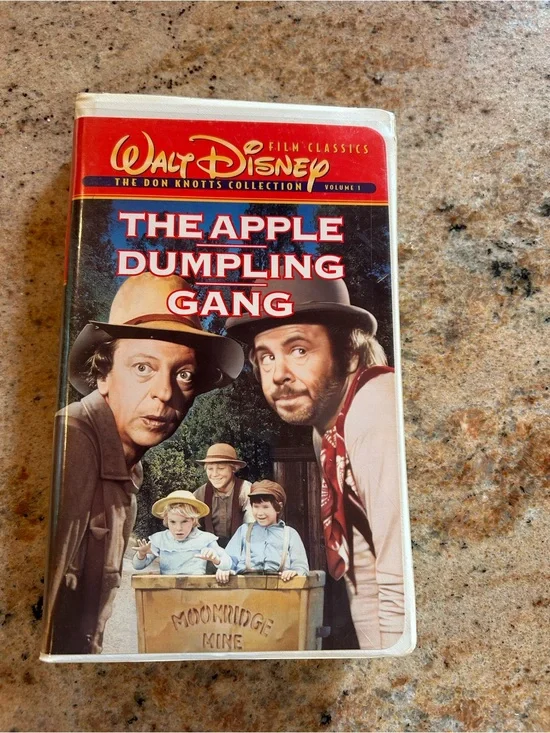 Walt Disney “The Apple Dumpling Gang” 1975 VHS from the Family Film Collection.