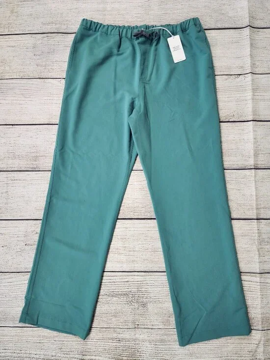 Figs Pisco Size XL Basic Scrub Pants Aqua Blue Green Men's Technical Collection
