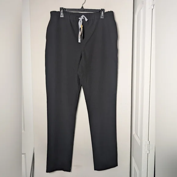 Figs Black Pants Po 2340 Pisco Slim Sz L New