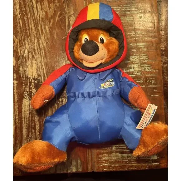 Nanco Vintage NASCAR Race Brown Bear Mascot 9