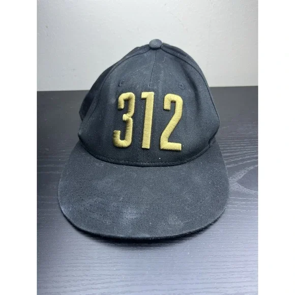 312 White Sox Black Baseball Cap Chicago Sox Hat Snapback
