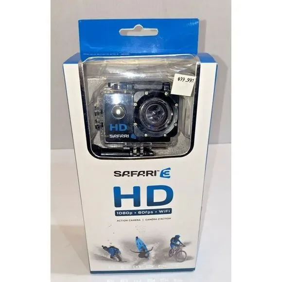 SAFARI 3 HD 1080P 60FPS WIFI Action Camera NEW w/box Optex