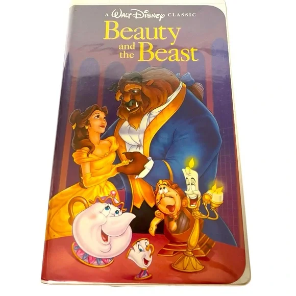 Disney Beauty and The Beast Black Diamond The Classics VHS Pre Owned