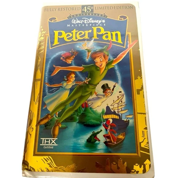 Disney Peter Pan Masterpiece VHS. Pre owned