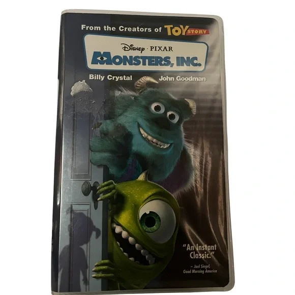 Pixar Monsters Inc VHS. Pre owned