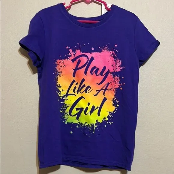 The Children's Place Purple and Pink Short Sleeve Tee