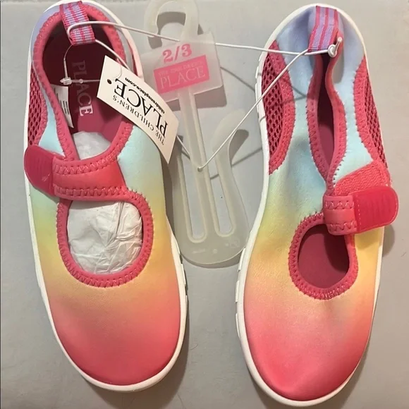 The Children's Place Pink and Yellow Water Shoes