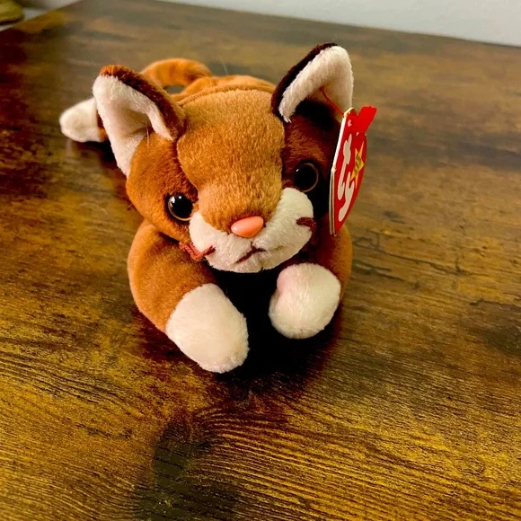 Ty Beanie Baby * Pounce the Cat * Date of birth: Aug‎ 28, 1997 *