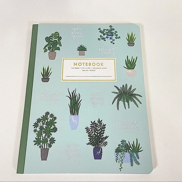 Fringe You Grow Girl Plant Lady Notebook