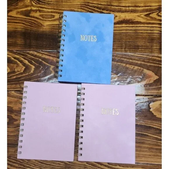 Notebook spiral Notes Lot Of 3 backpack, pocketbook, office