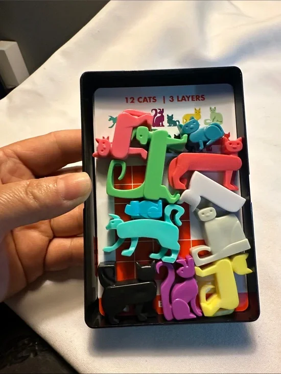 Colorful Cat Stackable Toy Set - Assorted Colors
