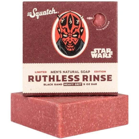 Dr. Squatch Limited Edition Disney Star Wars Ruthless Rinse Soap Bar Set of 6