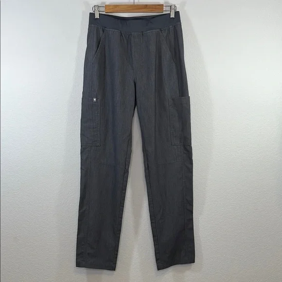 FIGS Axim Cargo‎ Pant Graphite Grey size Small Medical Scrubs
