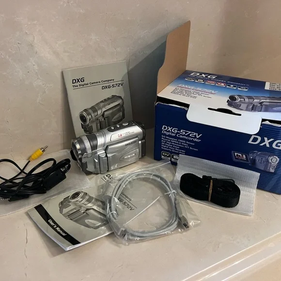 Sony Silver Gray Digital Camcorder with Essential Accessories
