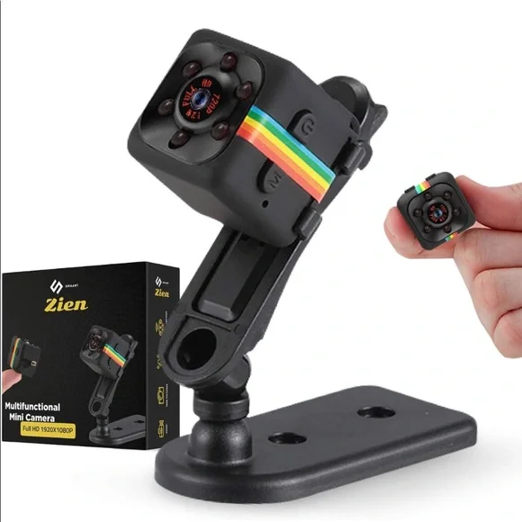 Mini Security Camera- Tiny Motion Sensor Camera- Night Vision- Nanny Cam Hidden