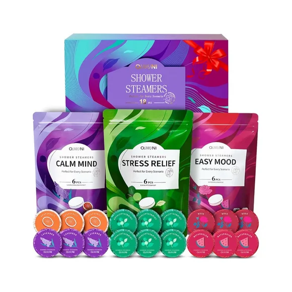 Organic & Plant Based Shower Steamers Aromatherapy Relief