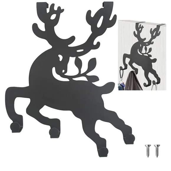 Decorative Over The Door Hooks, Heavy Duty Over Door Bathroom Hanger Towel Rack