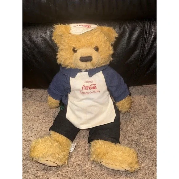 2000 ATLANTA COCA COLA FOUNTAIN BEAR COLLECTION DR JOHN S PEMBEARTON 16.5