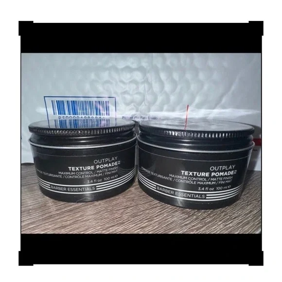 Outplay Texture Pomade Barber Essentials‎ Maximum Control Matte Finish men brews