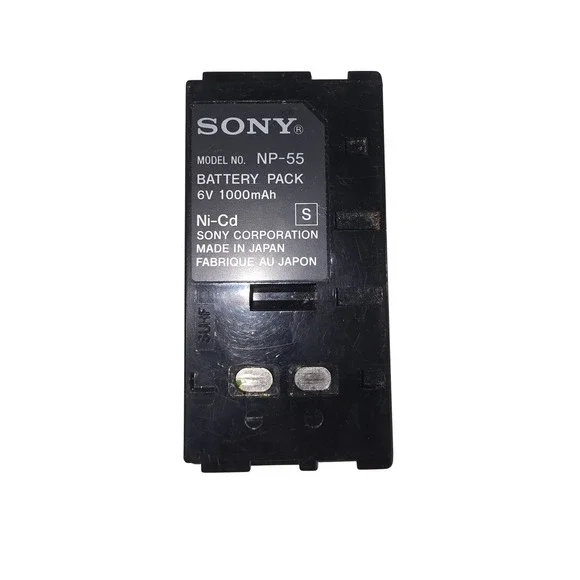 Sony NP-55 6V 1000mAh Ni-Cd & Toshiba PA2407U 16.8V 2400mAh Battery Packs Lot