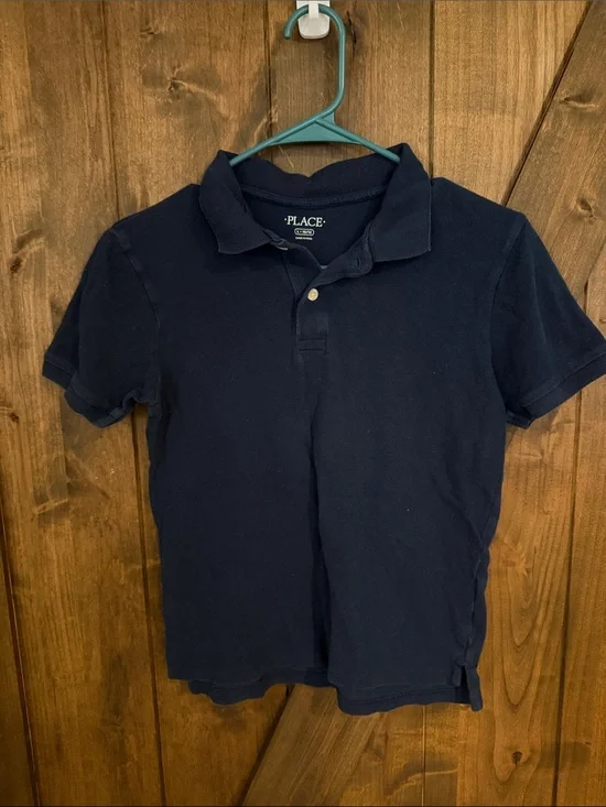 The Children's Place Dark Blue Short Sleeve Polo