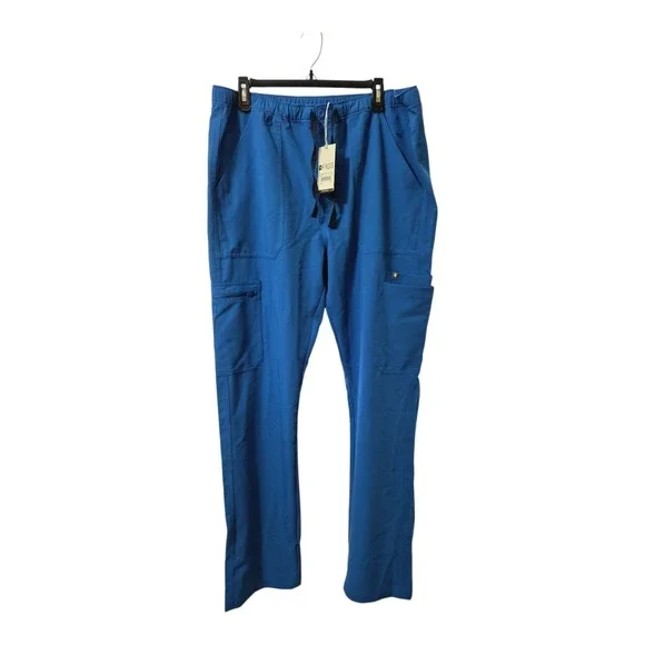 FIGS Mens Cairo Cargo Scrub Pants Tall XL Royal Blue Technical Collection NWT