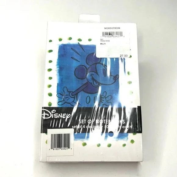 DISNEY SET OF 4 NOTEBOOKS 4” x 6”