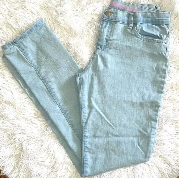 The Children’s Place Girl’s Basic Super Skinny Light Wash Denim Jeans Size 14