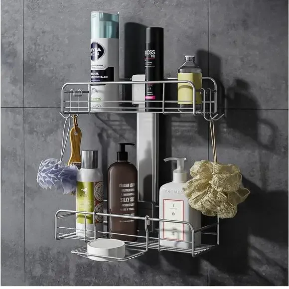 2-Pack Shower Caddy Rustproof Stainless Steel