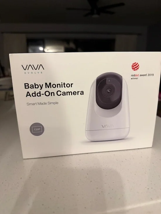 VAVA White Baby Monitor Add-On Camera - 720p