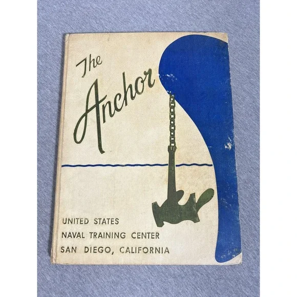 Vintage The Anchor U.S. Naval Training Center Yearbook San Diego Jostens Book