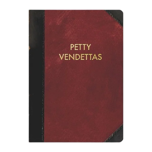 NWT - Petty Vendettas Red and Black Notebook Journal