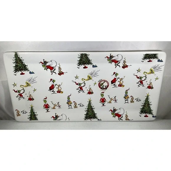 Dr. Seuss The Grinch Who Stole Christmas Serving Tray/Platter 14