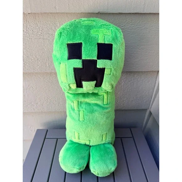 Minecraft Creeper Plush Jinx Mojang Green Large 19 Inch Stuffed Toy - BM